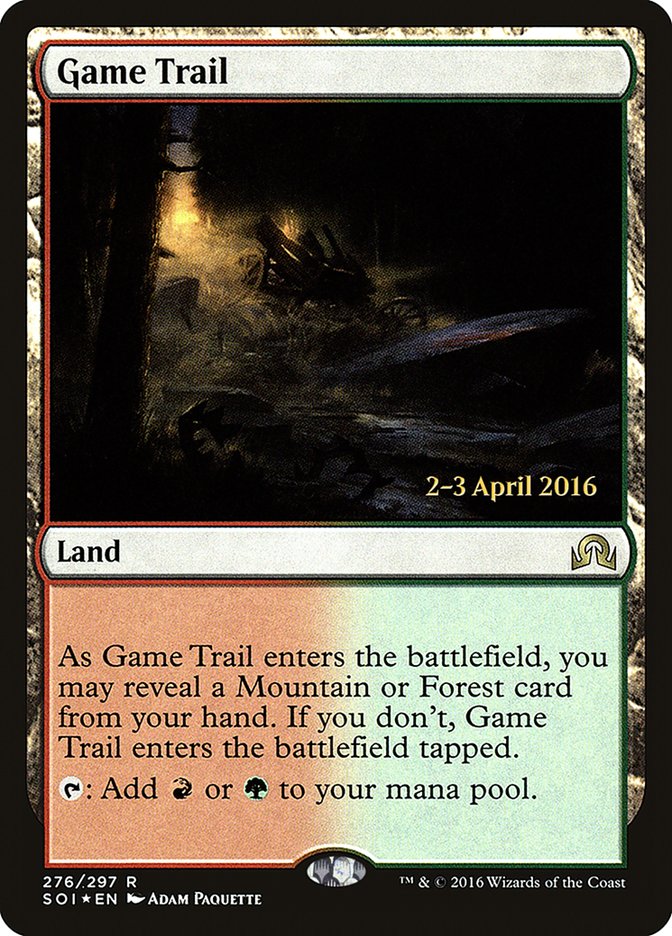 Game Trail [Shadows over Innistrad Prerelease Promos] - Devastation Store | Devastation Store