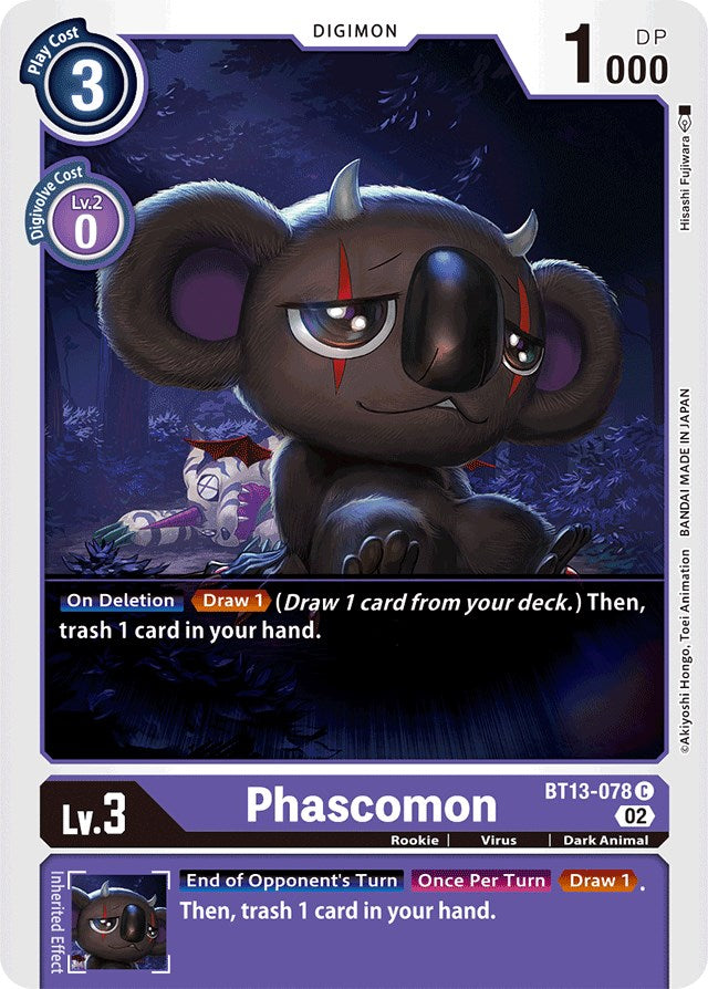 Phascomon [BT13-078] [Versus Royal Knights Booster] | Devastation Store
