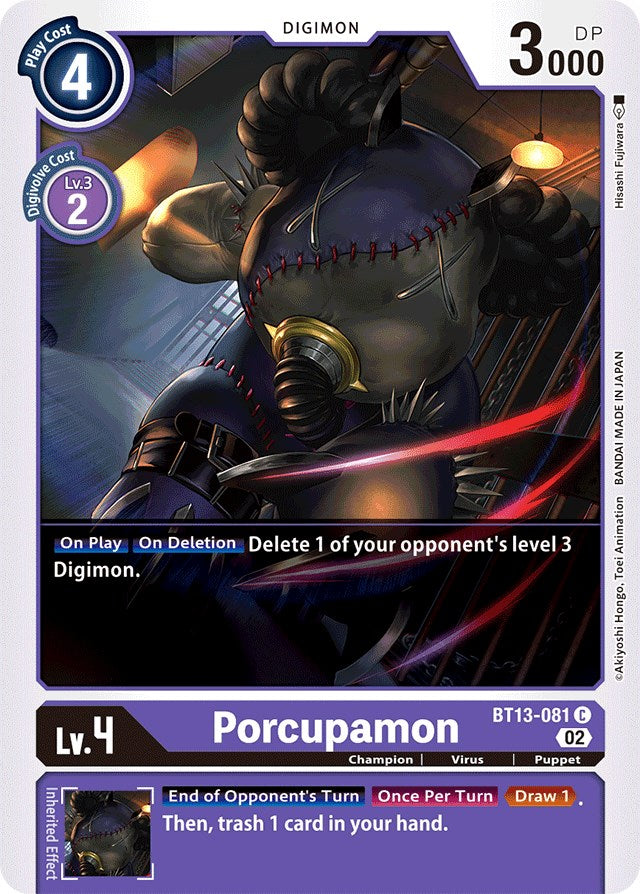 Porcupamon [BT13-081] [Versus Royal Knights Booster] | Devastation Store
