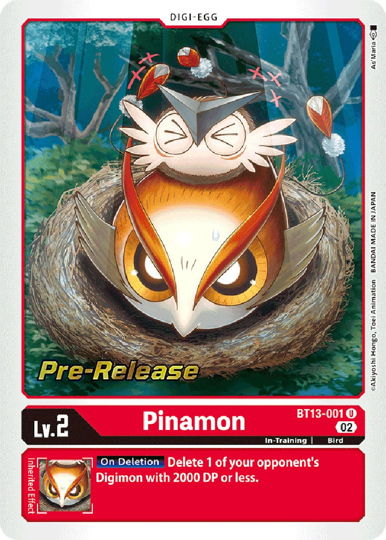 Pinamon [BT13-001] [Versus Royal Knight Booster Pre-Release Cards] | Devastation Store