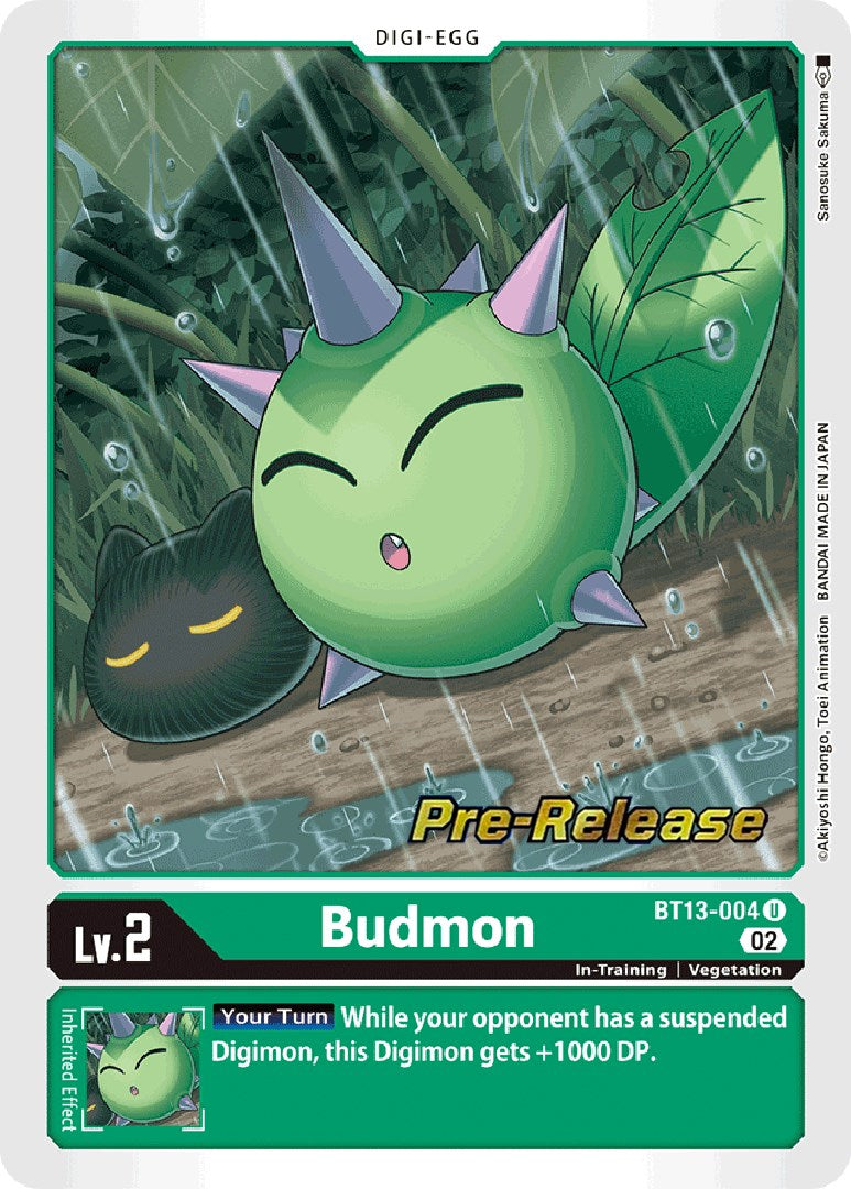 Budmon [BT13-004] [Versus Royal Knight Booster Pre-Release Cards] | Devastation Store