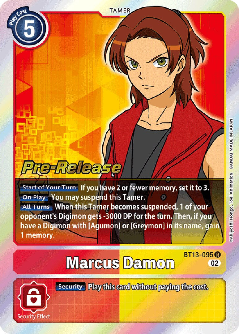 Marcus Damon [BT13-095] [Versus Royal Knight Booster Pre-Release Cards] | Devastation Store