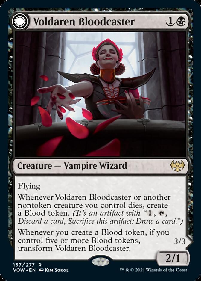 Voldaren Bloodcaster // Bloodbat Summoner [Innistrad: Crimson Vow] | Devastation Store