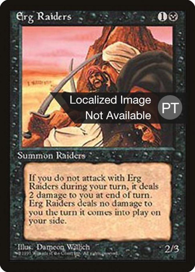 Erg Raiders [Fourth Edition (Foreign Black Border)] | Devastation Store