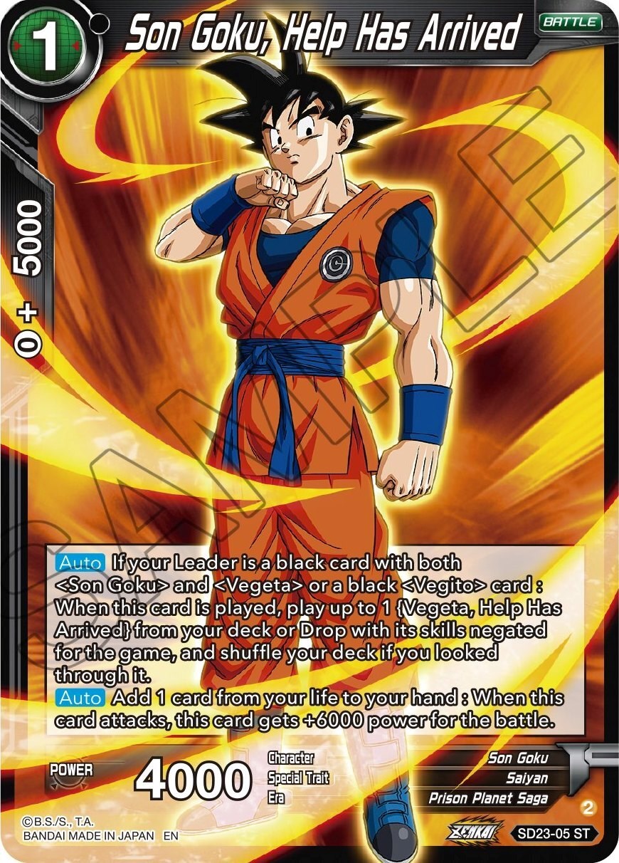 Son Goku, Help Has Arrived (SD23-05) [Critical Blow] | Devastation Store