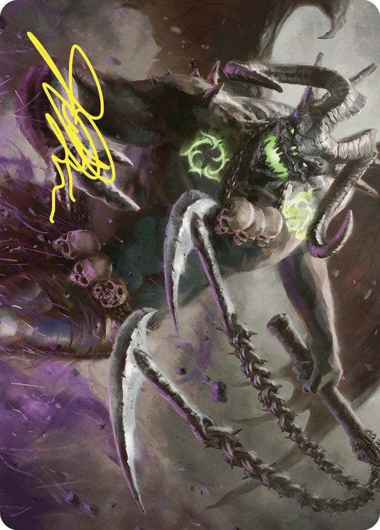Archfiend of Despair Art Card (Gold-Stamped Signature) [Commander Masters Art Series] | Devastation Store