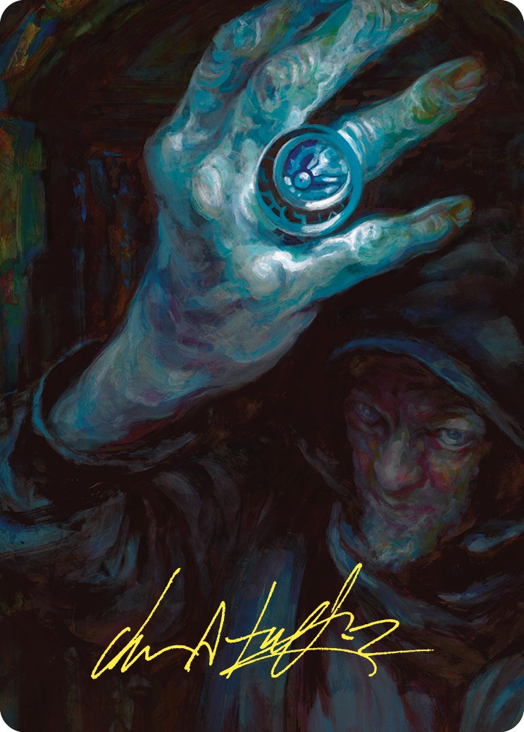 Arcane Signet Art Card (Gold-Stamped Signature) [Commander Masters Art Series] | Devastation Store