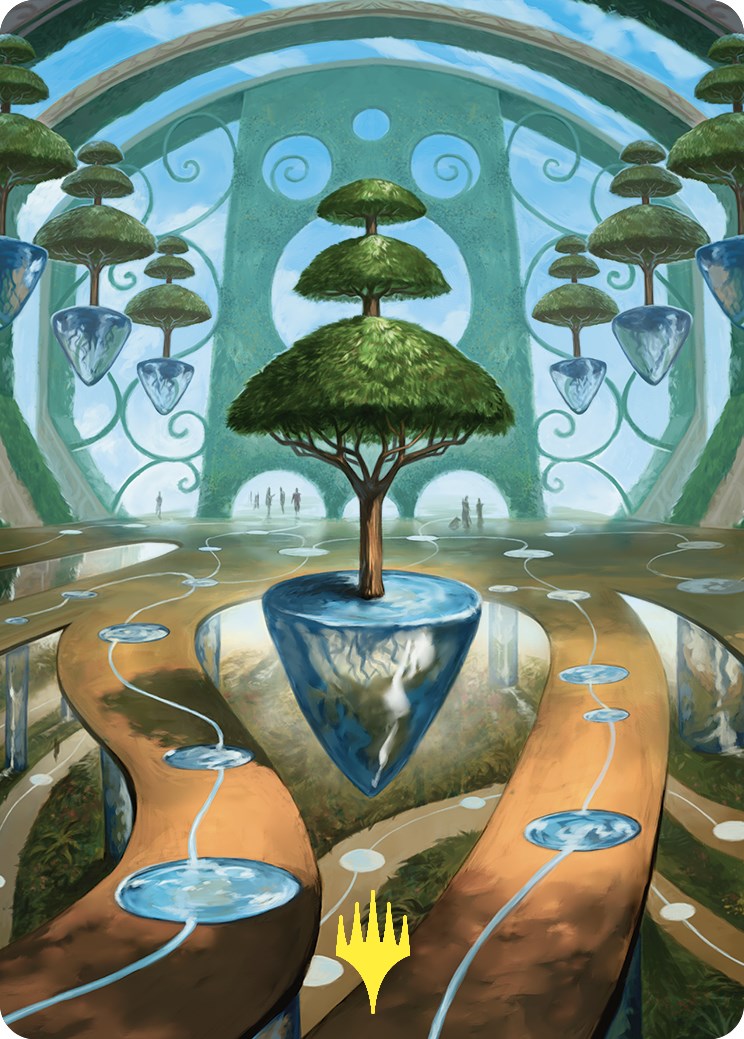 Rejuvenating Springs Art Card (Gold-Stamped) [Commander Masters Art Series] | Devastation Store