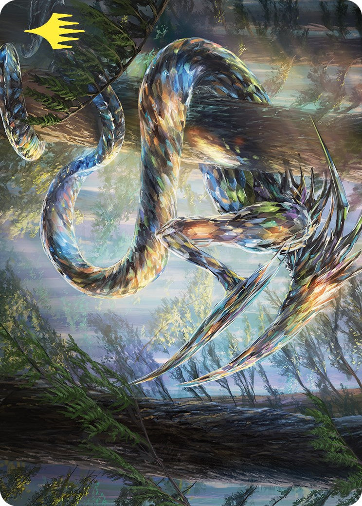 Gemhide Sliver Art Card (Gold-Stamped) [Commander Masters Art Series] | Devastation Store