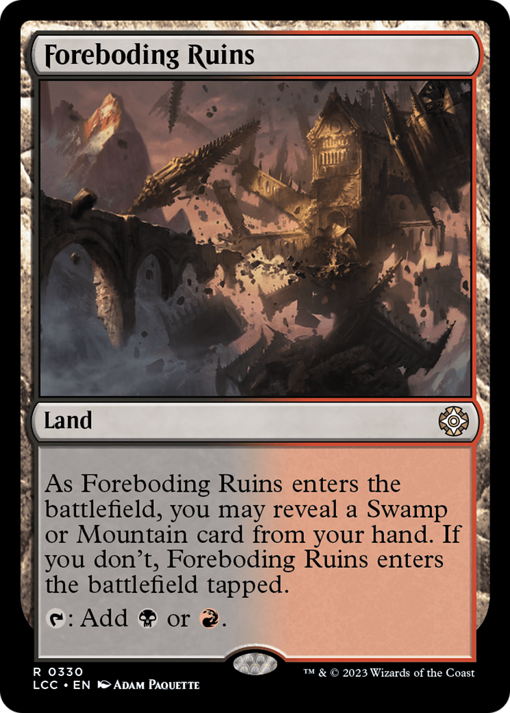 Foreboding Ruins [The Lost Caverns of Ixalan Commander] | Devastation Store