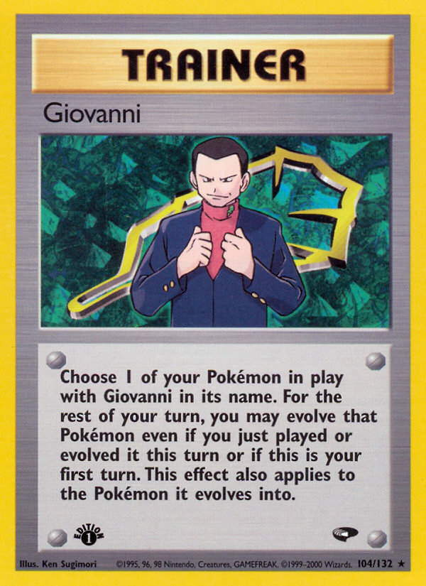 Giovanni (104/132) [Gym Challenge 1st Edition] | Devastation Store