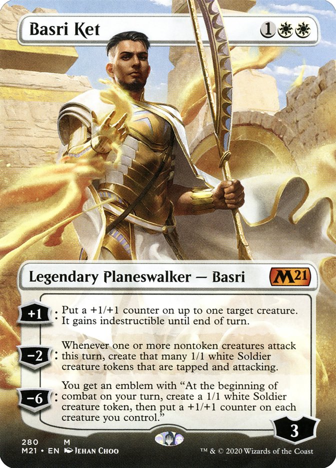 Basri Ket (Borderless) [Core Set 2021] | Devastation Store