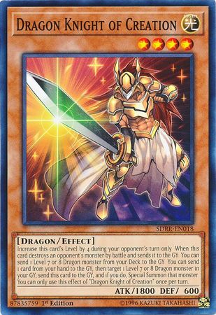 Dragon Knight of Creation [SDRR-EN018] Common | Devastation Store