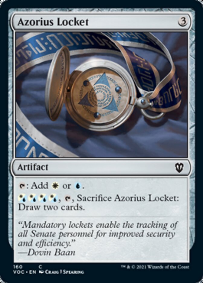 Azorius Locket [Innistrad: Crimson Vow Commander] | Devastation Store