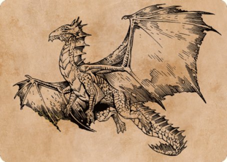 Ancient Bronze Dragon Art Card (58) [Commander Legends: Battle for Baldur's Gate Art Series] | Devastation Store