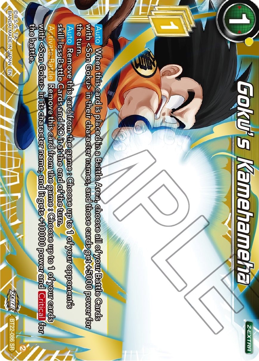 Goku's Kamechameha (BT22-086) [Critical Blow] | Devastation Store