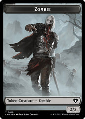 Zombie (0019) // Goblin Double-Sided Token [Commander Masters Tokens] | Devastation Store
