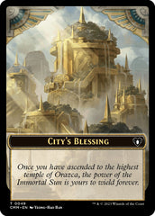 City's Blessing // Emblem - Daretti, Scrap Savant Double-Sided Token [Commander Masters Tokens] | Devastation Store