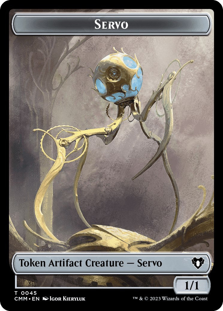 Servo // Rat Double-Sided Token [Commander Masters Tokens] | Devastation Store
