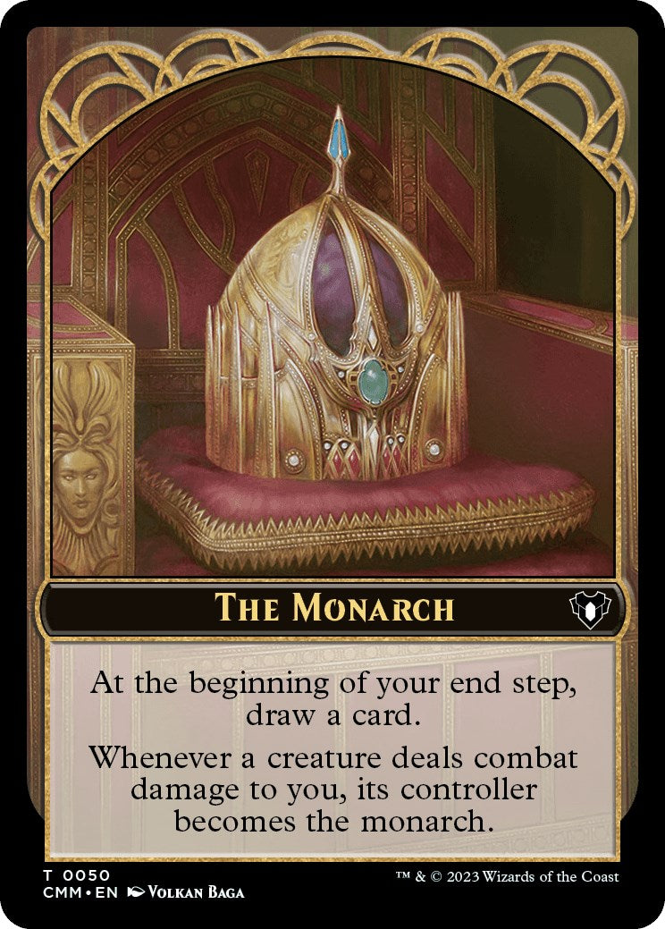 The Monarch // Elf Druid Double-Sided Token [Commander Masters Tokens] | Devastation Store