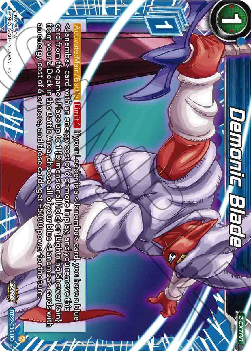 Demonic Blade (BT22-036) [Critical Blow] | Devastation Store