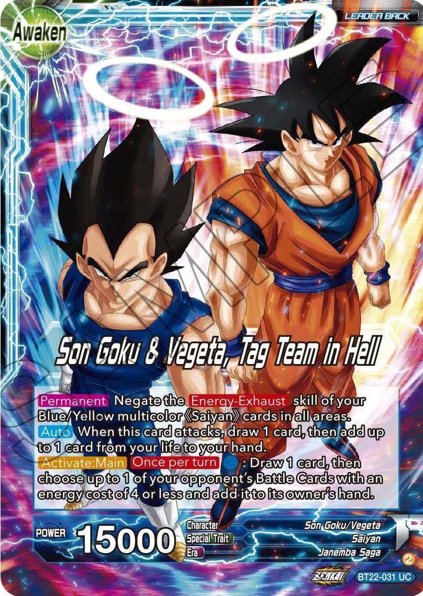 Son Goku // Son Goku & Vegeta, Tag Team in Hell (BT22-031) [Critical Blow] | Devastation Store