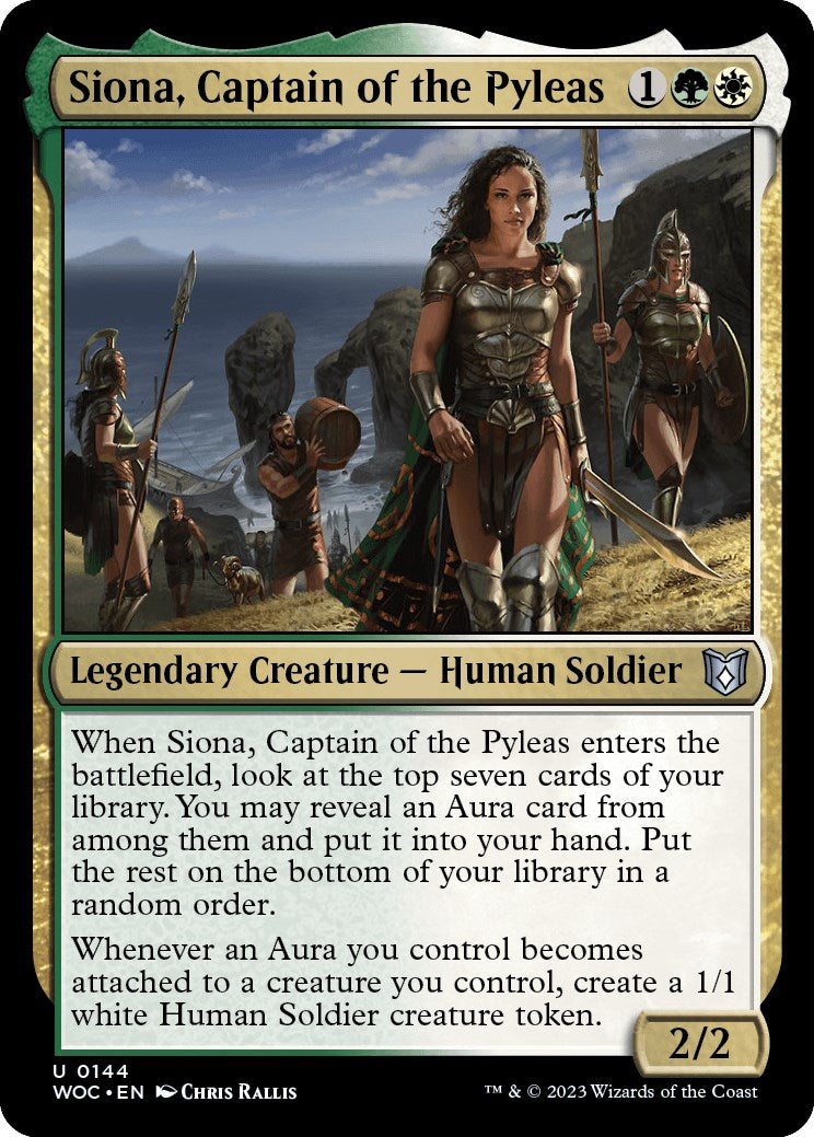 Siona, Captain of the Pyleas [Wilds of Eldraine Commander] | Devastation Store