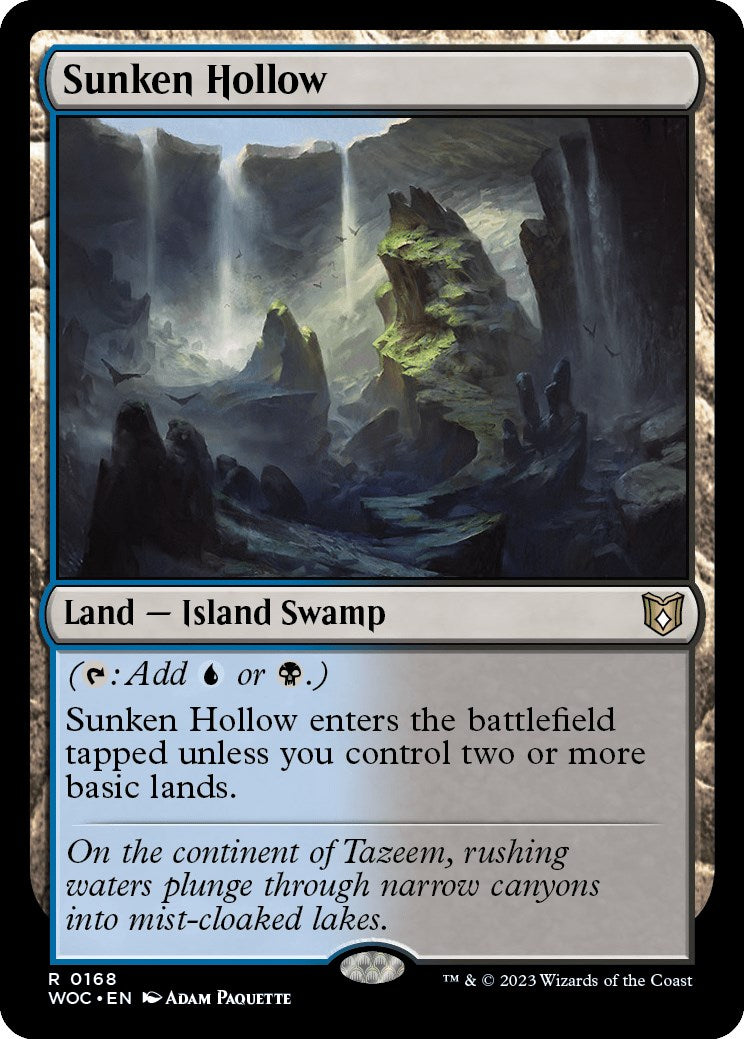 Sunken Hollow [Wilds of Eldraine Commander] | Devastation Store