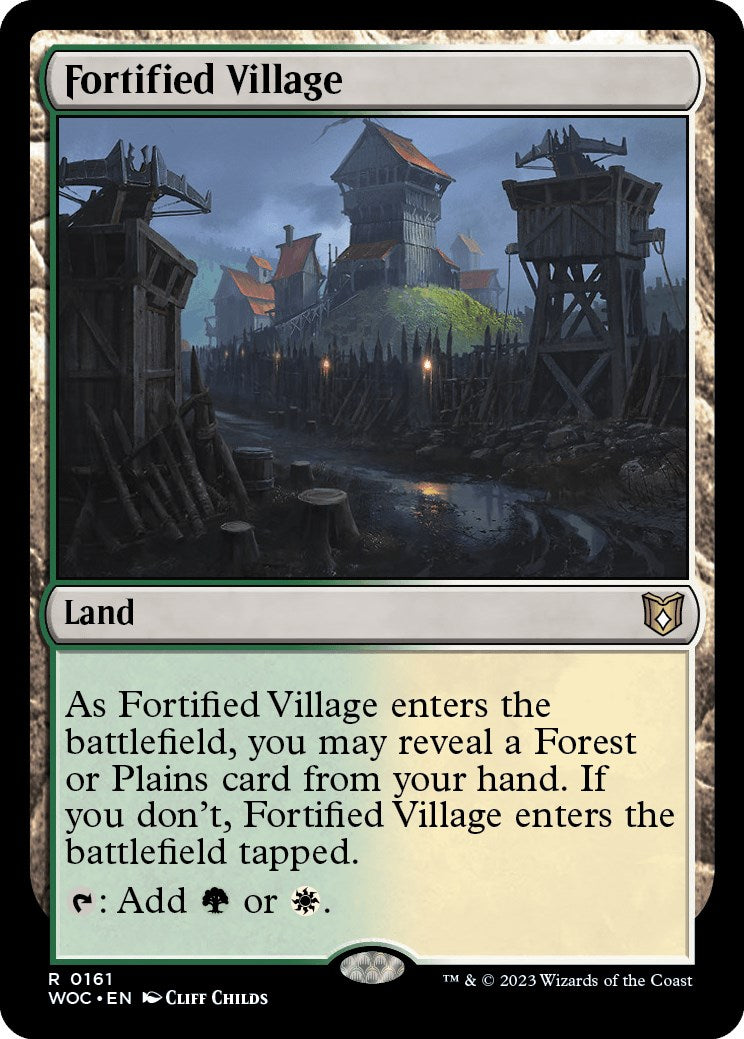 Fortified Village [Wilds of Eldraine Commander] | Devastation Store