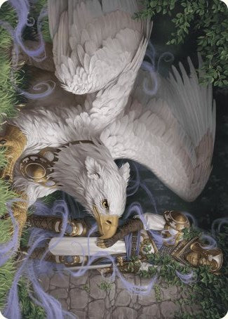 Dutiful Griffin Art Card [Wilds of Eldraine Art Series] | Devastation Store