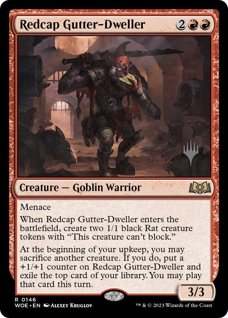 Redcap Gutter-Dweller (Promo Pack) [Wilds of Eldraine Promos] | Devastation Store