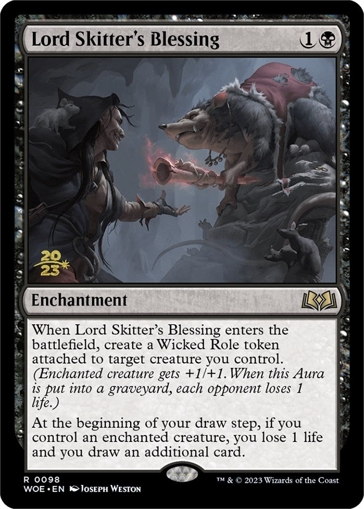 Lord Skitter's Blessing [Wilds of Eldraine Prerelease Promos] | Devastation Store