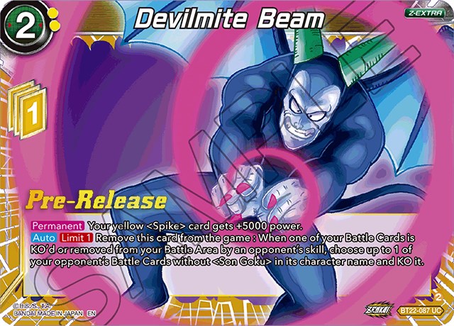 Devilmite Beam (BT22-087) [Critical Blow Prerelease Promos] | Devastation Store