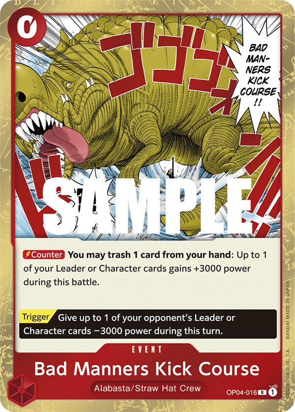 Bad Manners Kick Course [Kingdoms of Intrigue] | Devastation Store