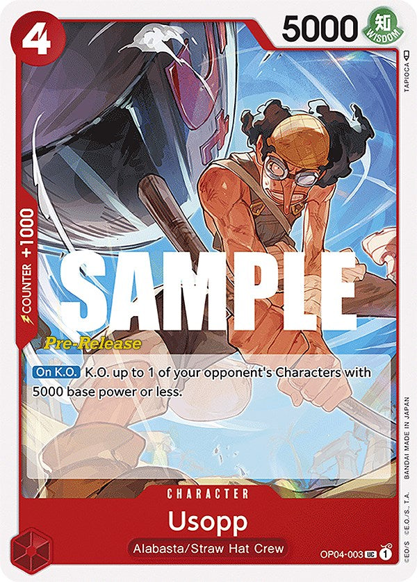 Usopp [Kingdoms of Intrigue Pre-Release Cards] | Devastation Store