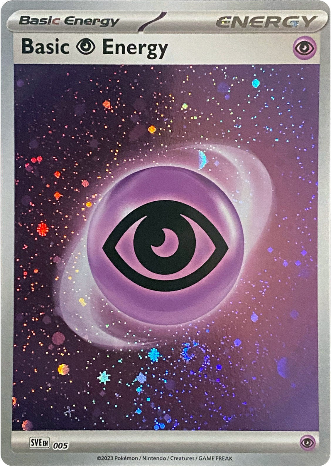 Basic Psychic Energy (005) (Cosmos Holo) [Scarlet & Violet: Base Set] | Devastation Store