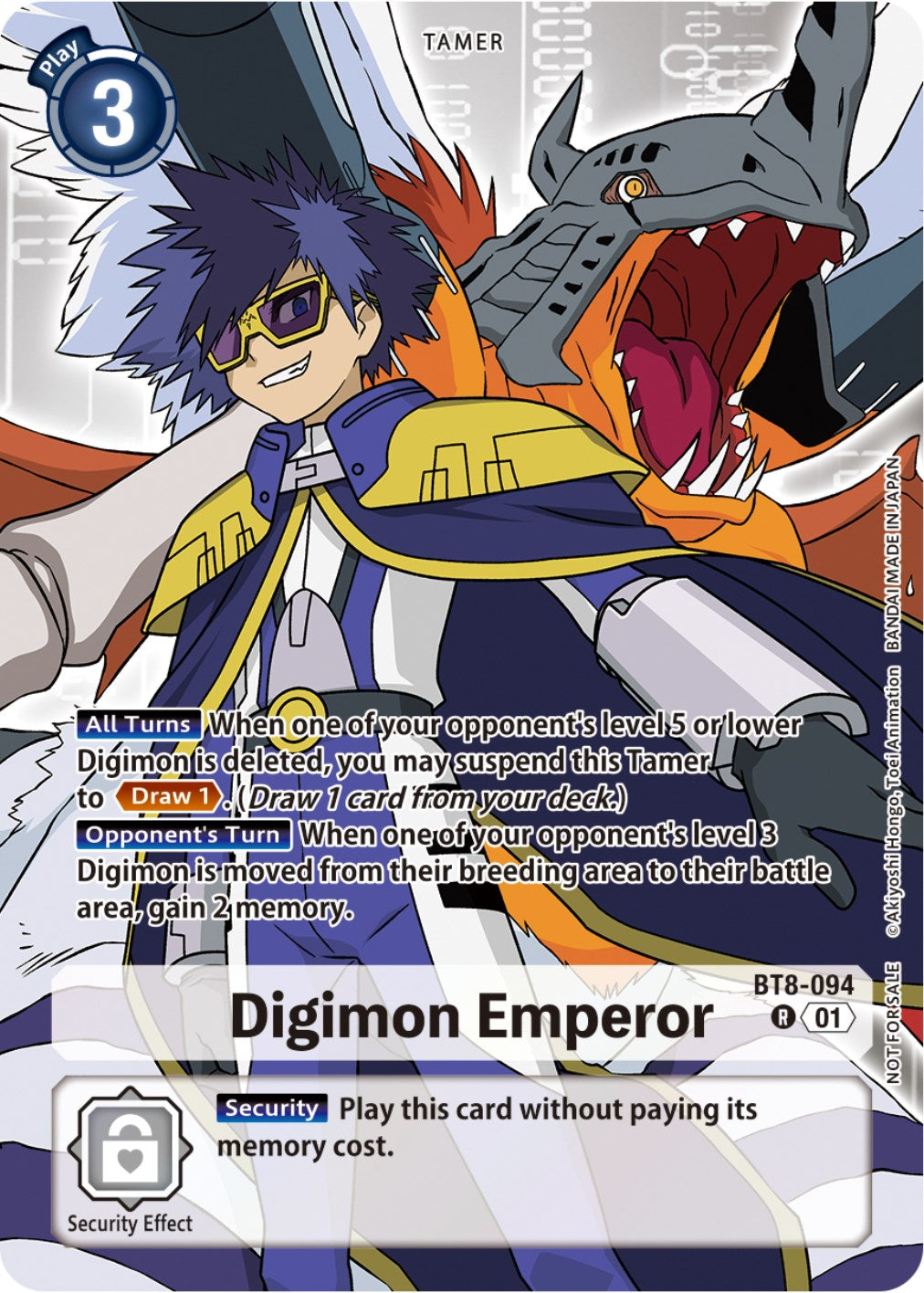Digimon Emperor [BT8-094] (Tamer Party Pack -The Beginning-) [New Awakening] | Devastation Store