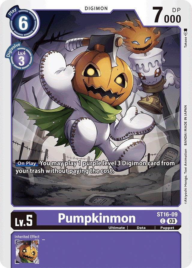 Pumpkinmon [ST16-09] [Starter Deck: Wolf of Friendship] | Devastation Store