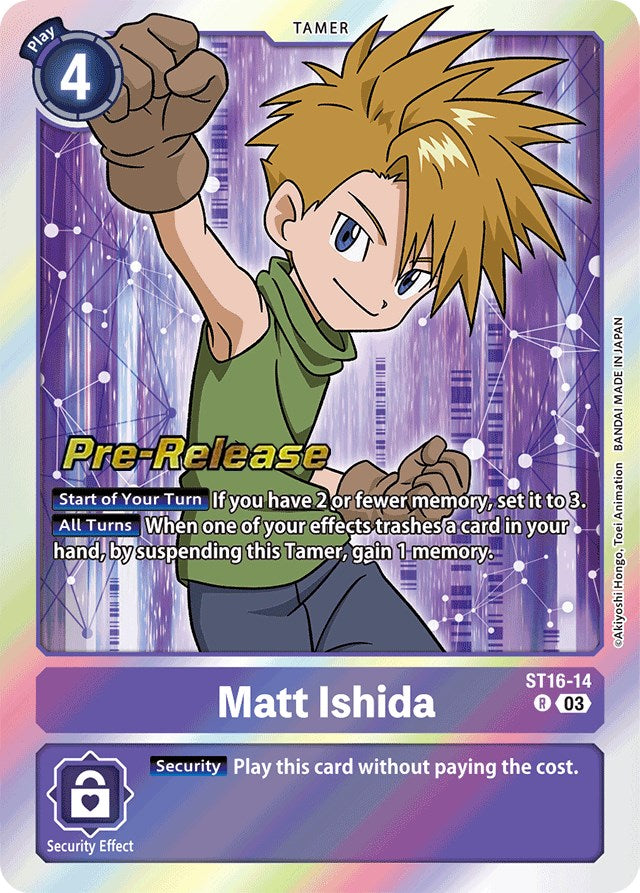 Matt Ishida [ST16-14] [Starter Deck: Wolf of Friendship Pre-Release Cards] | Devastation Store