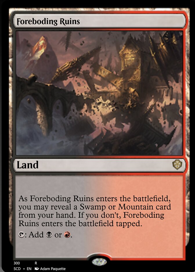 Foreboding Ruins [Starter Commander Decks] | Devastation Store