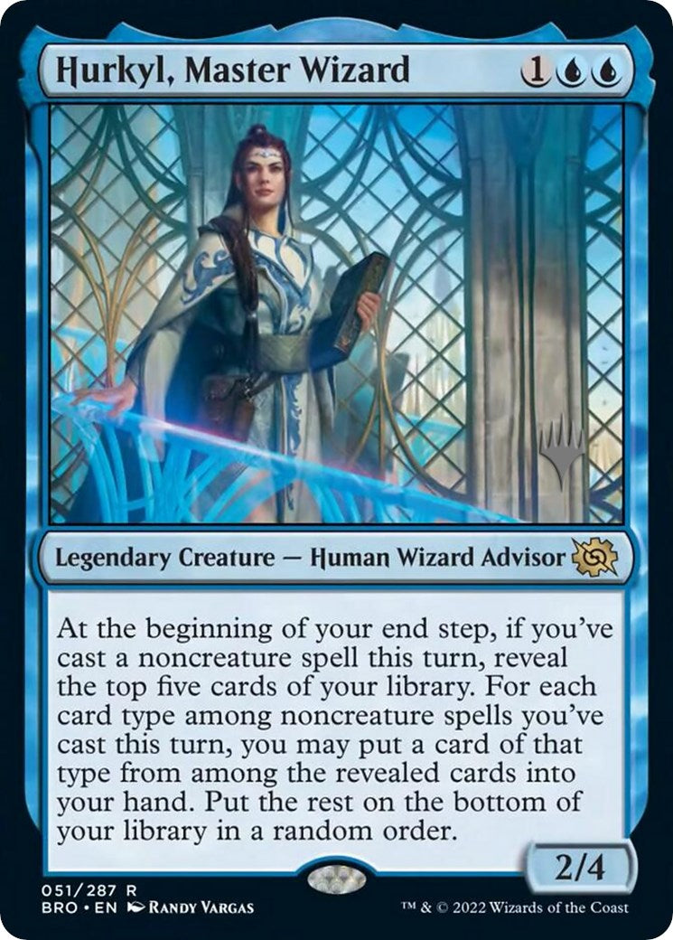 Hurkyl, Master Wizard (Promo Pack) [The Brothers' War Promos] | Devastation Store