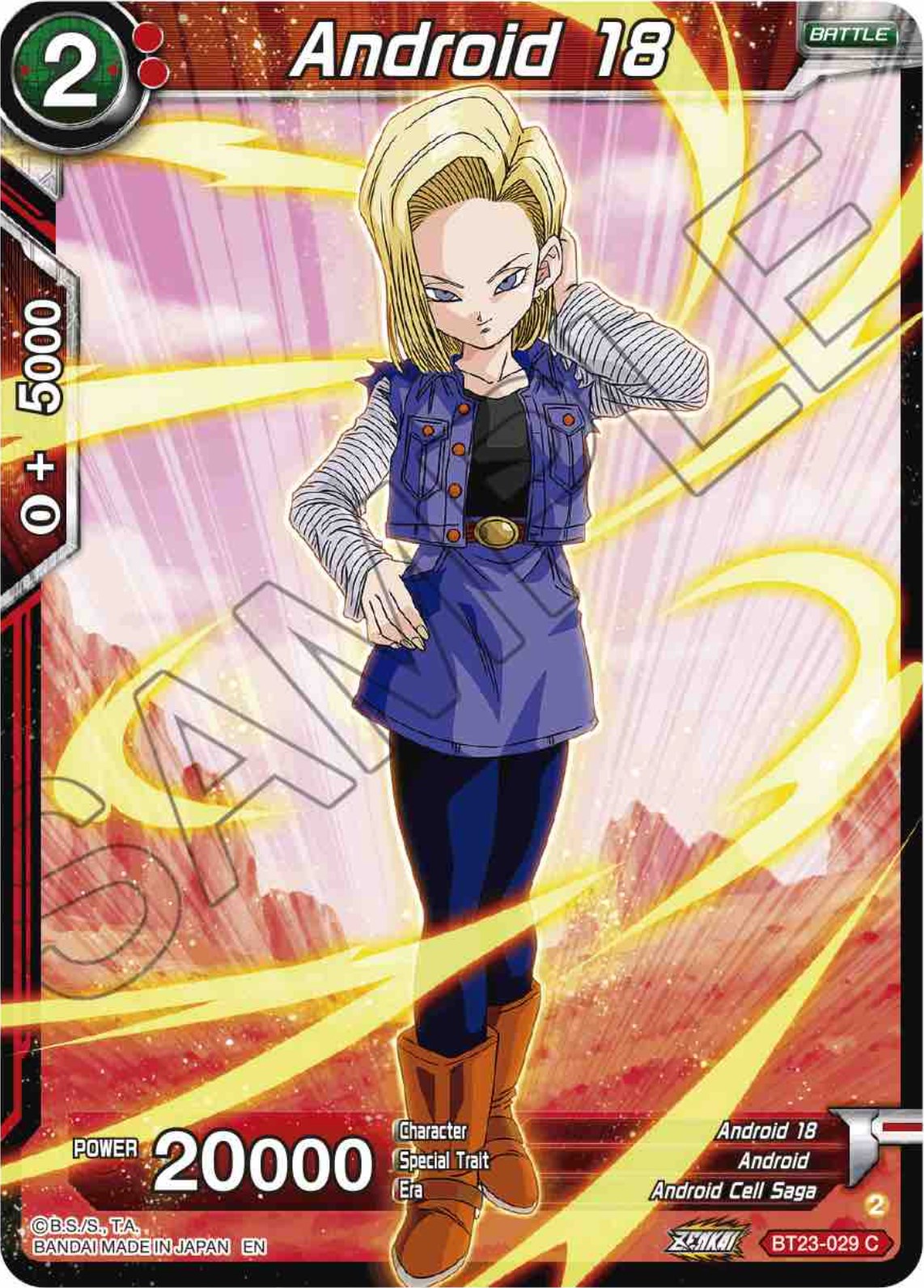 Android 18 (BT23-029) [Perfect Combination] | Devastation Store