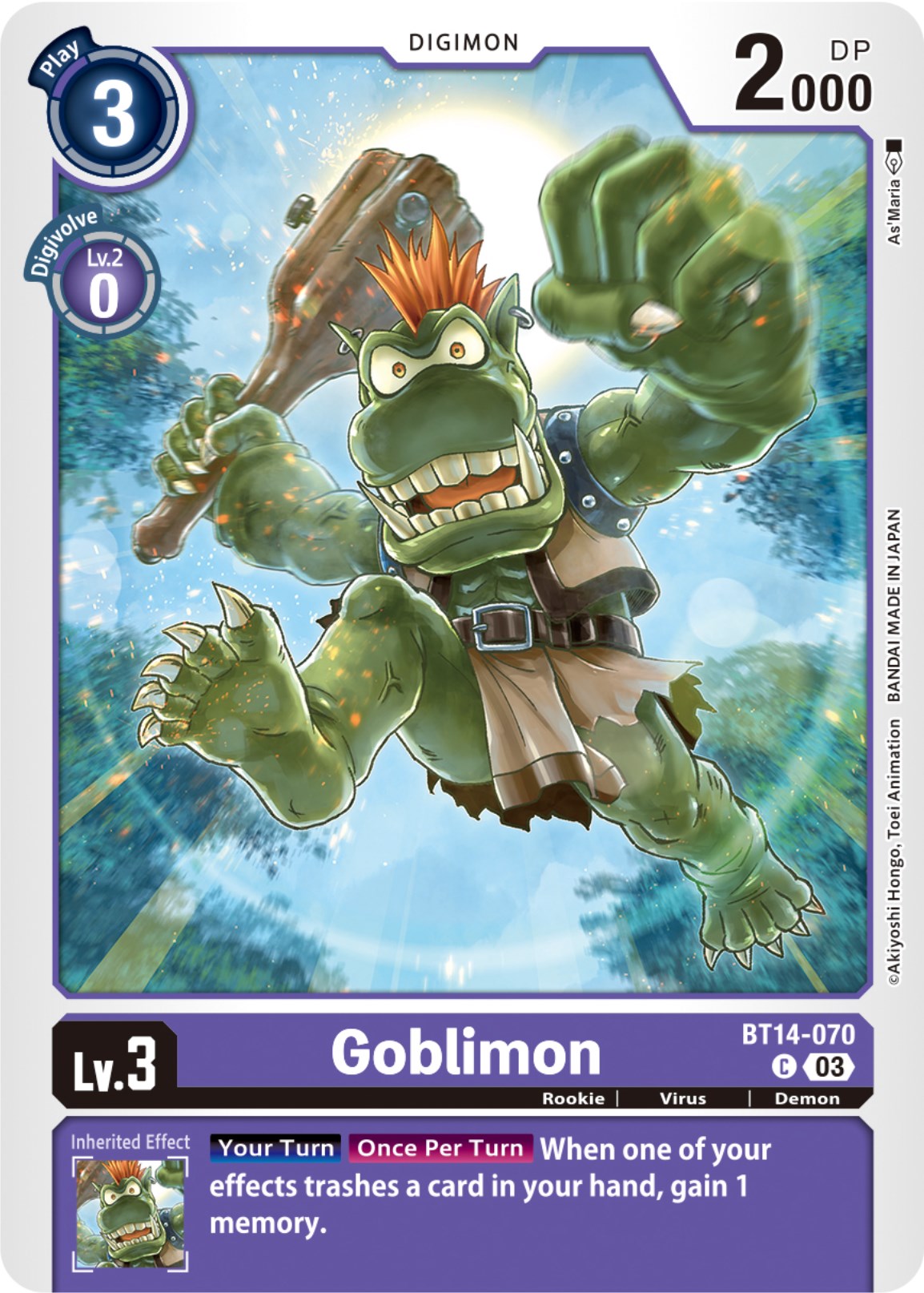 Goblimon [BT14-070] [Blast Ace] | Devastation Store