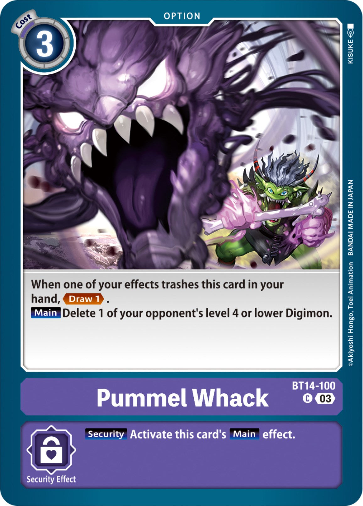 Pummel Whack [BT14-100] [Blast Ace] | Devastation Store