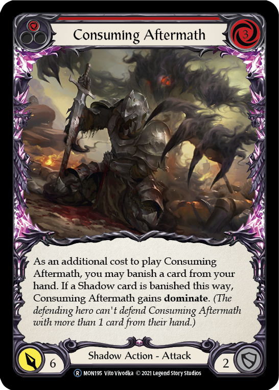 Consuming Aftermath (Red) [U-MON195] Unlimited Edition Normal | Devastation Store