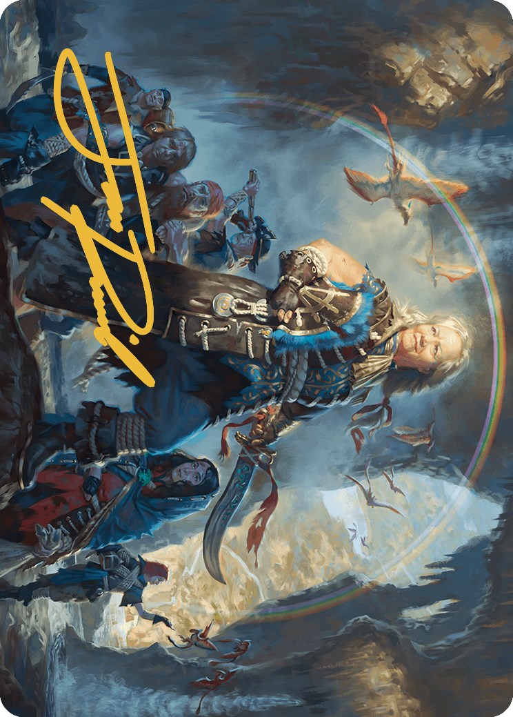 Admiral Brass, Unsinkable Art Card (Gold-Stamped Signature) [The Lost Caverns of Ixalan Art Series] | Devastation Store