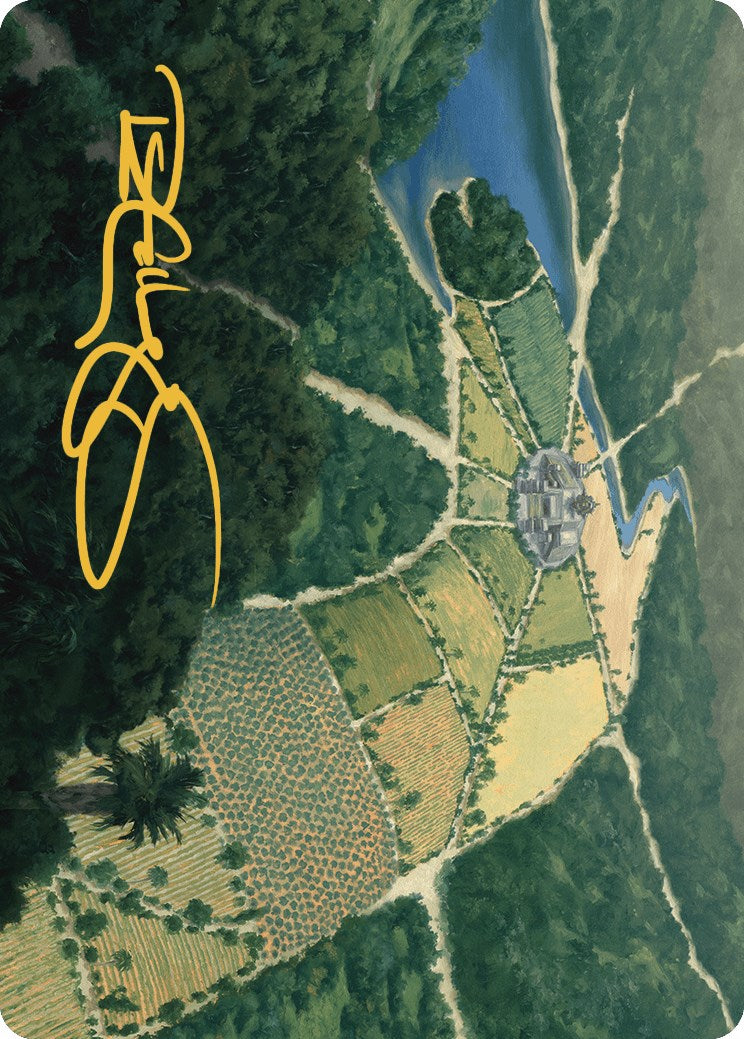 Restless Prairie Art Card (Gold-Stamped Signature) [The Lost Caverns of Ixalan Art Series] | Devastation Store