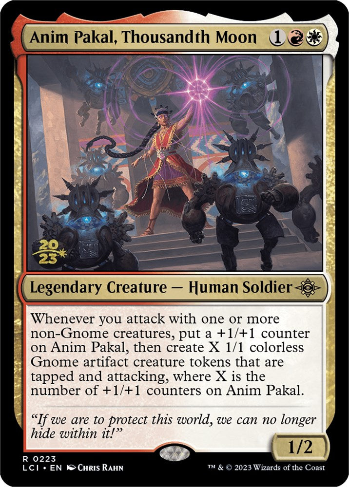 Anim Pakal, Thousandth Moon [The Lost Caverns of Ixalan Prerelease Cards] | Devastation Store