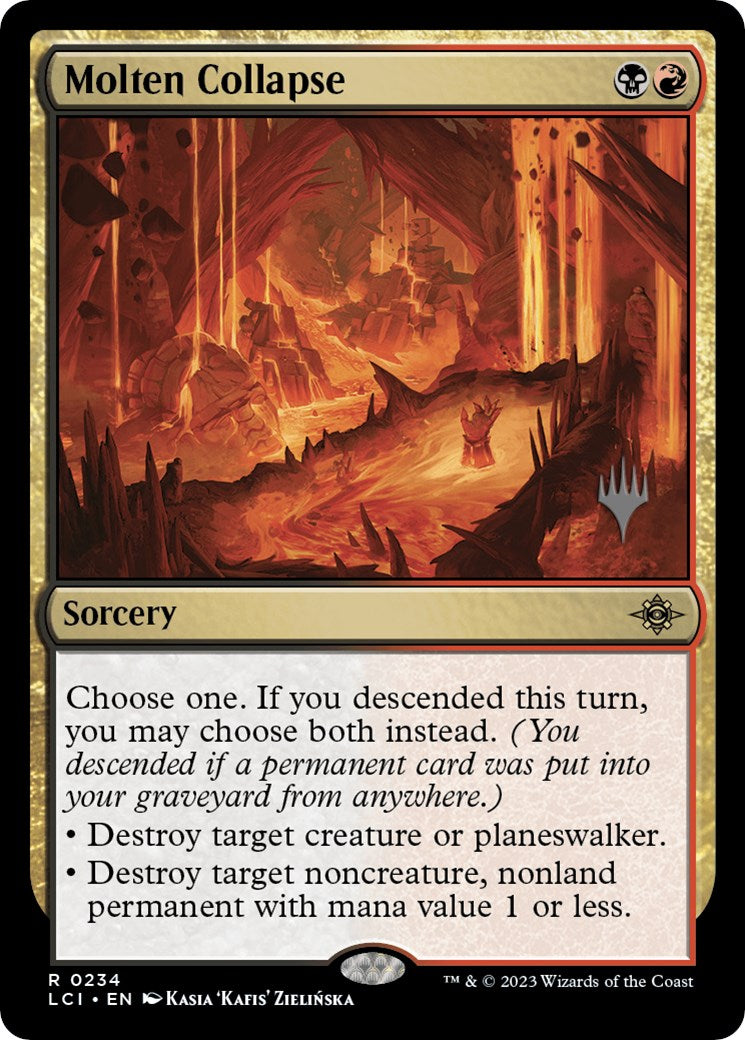 Molten Collapse (Promo Pack) [The Lost Caverns of Ixalan Promos] | Devastation Store