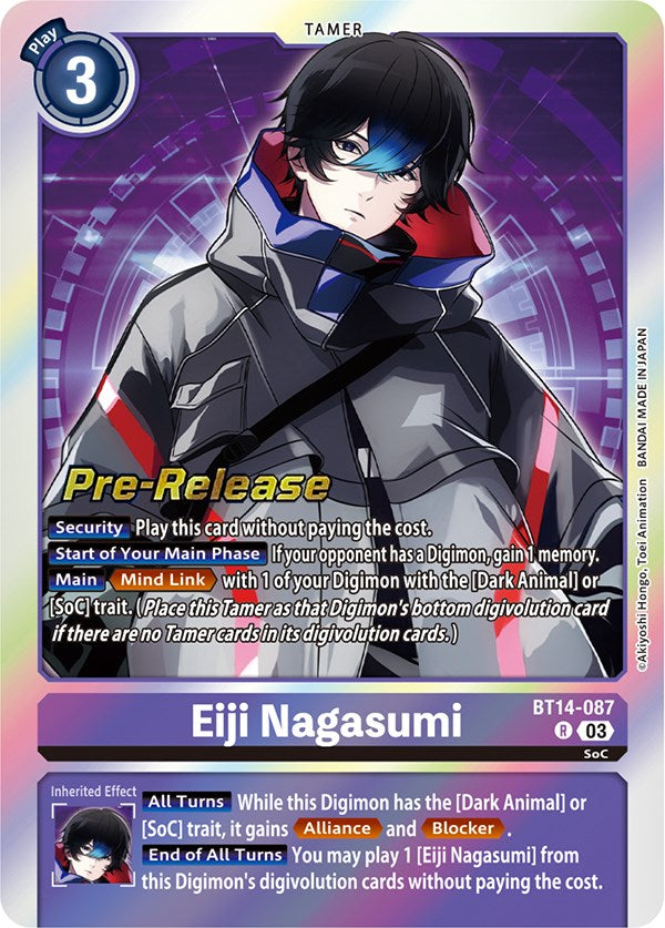 Eiji Nagasumi [BT14-087] [Blast Ace Pre-Release Cards] | Devastation Store